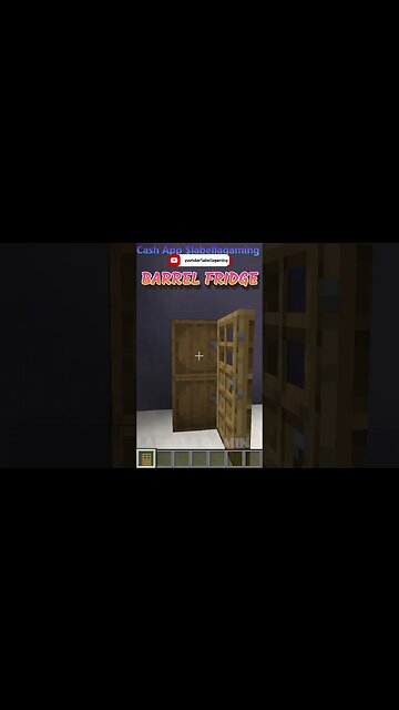 Easy Barrel Fridge | Minecraft