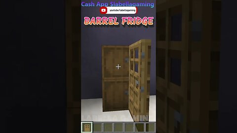 Easy Barrel Fridge | Minecraft