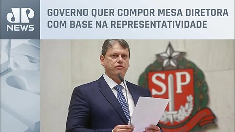 Tarcisio de Freitas fecha acordo com PT na Alesp