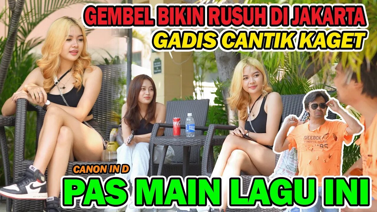 Part 1 || Gembel Bikin Rusuh Di Jakarta, Gadis Cantik Kaget | Pas Main Lagu Canon Rock In D