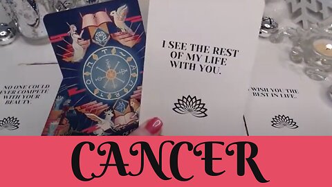 CANCER ♋💖THIS IS THE ONE !💖THIS PERSON HAS SOMETHING IMPORTANT TO TELL YOU💖CANCER LOVE TAROT💝