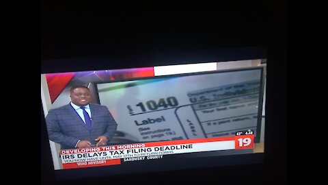 I R S Delays Tax Filing Deadline