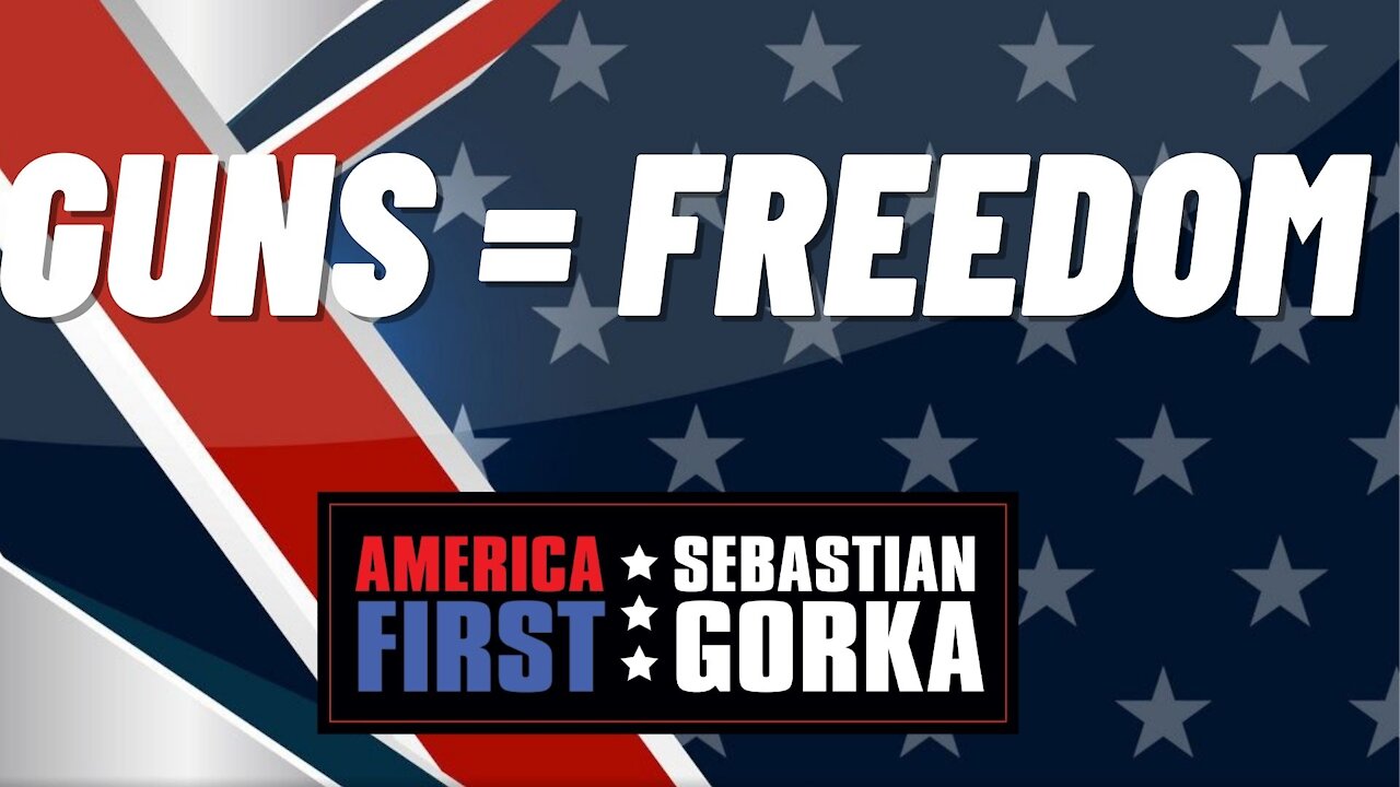 Guns = Freedom. Kahr's Justin Moon with Sebastian Gorka on AMERICA First