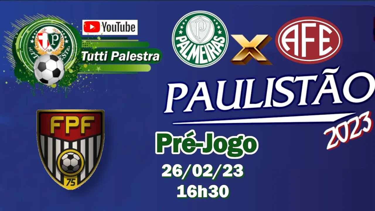 Pré-Jogo Palmeiras x Ferroviária: onde assistir ao vivo, horário e escalações