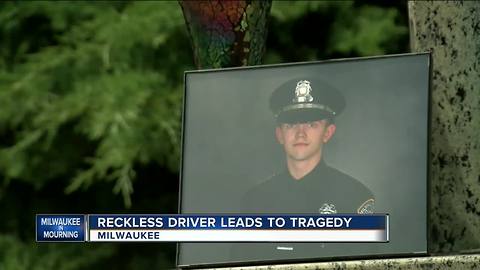 Reckless driving is cause of fallen officer car accident