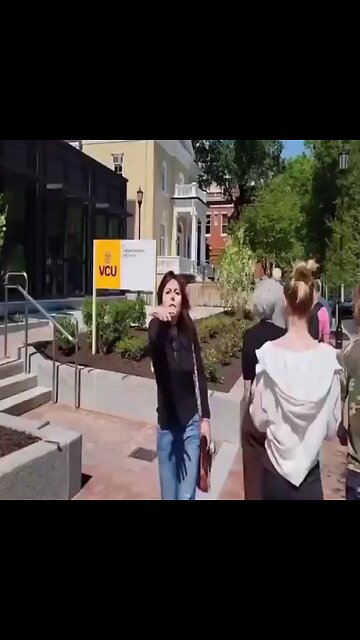 Unhinged Dem gets taught a valuable lesson. Keep Your hands to yourself.