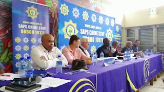 SOUTH AFRICA - Cape Town - Minister of Police meets the community of Hout Bay(video) (rpP)