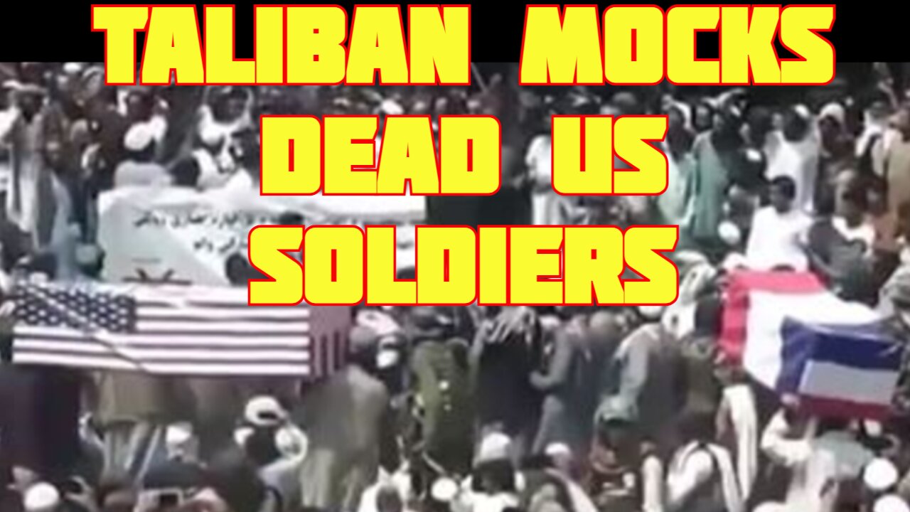 Taliban Taunt Joe Biden with Mock US Funeral in Streets of Kabul (VIDEO)