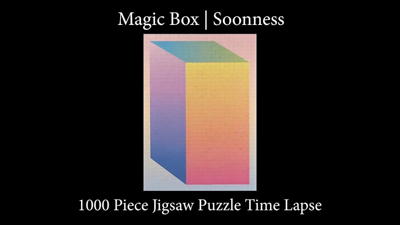 1000-piece Magic Box Jigsaw Puzzle by Sooness Time Lapse!