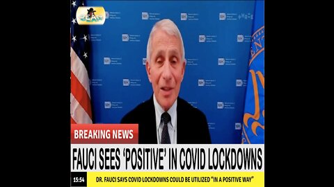 Fauci Sees "A Positive Way" To Utilize Covid Lockdowns