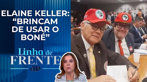 Deputados de esquerda usam boné do MST durante depoimento de Stédile | LINHA DE FRENTE