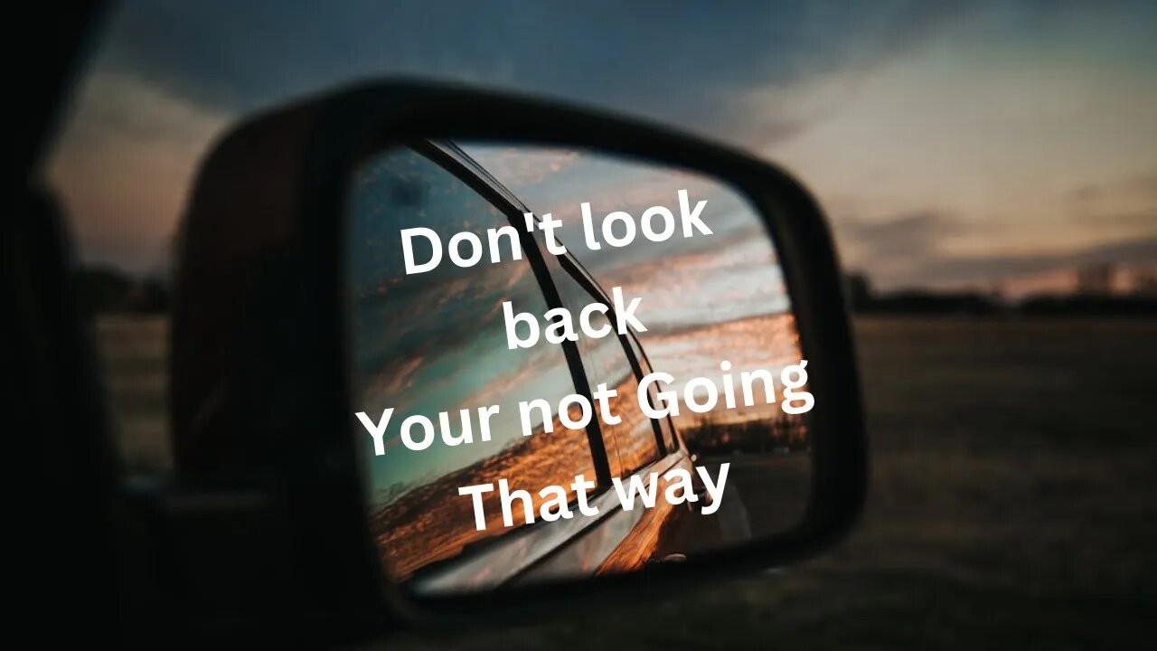 Don't look back, your not going that way | God is doing a new thing| Leroy Martel
