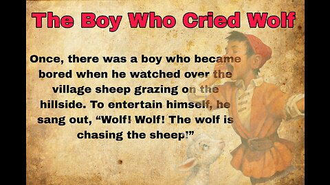 The Boy Who Cried Wolf | English Story