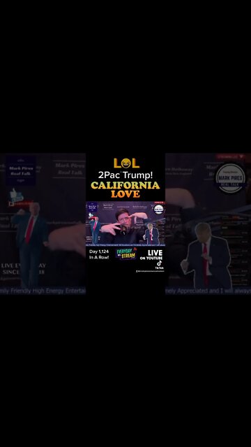 2PAC TRUMP aka DONALD DRE: Trump Thug California Love!! ❤️ 🎶 #shorts