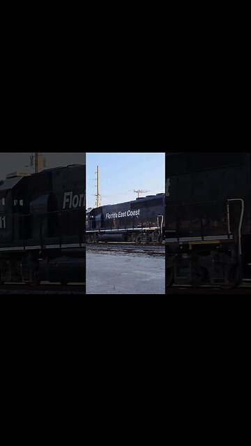 Florida East Coast Railway FEC-103 at South Daytona Florida Mar. 25 2023 #railfanrob #fec103