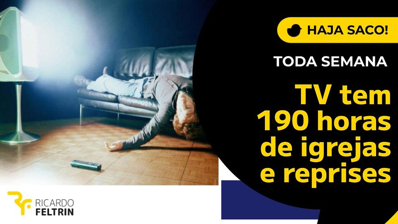 TV aberta tem 190 horas por semana de igrejas e reprises