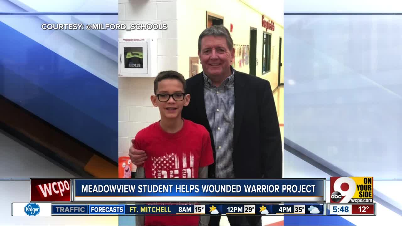 Meadowview Student Raising Money for Wounded Warriors