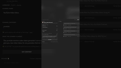 AI-Powered YouTube Video Ideas Generator – Get Unique Ideas for Any Niche! #shorts