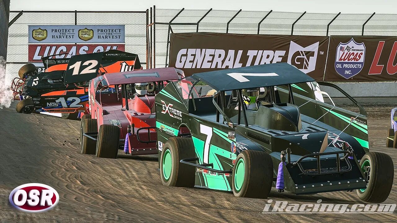 iRacing Dirt 358 Modified Race - Lucas Oil Speedway - Sometimes They Come Unhinged