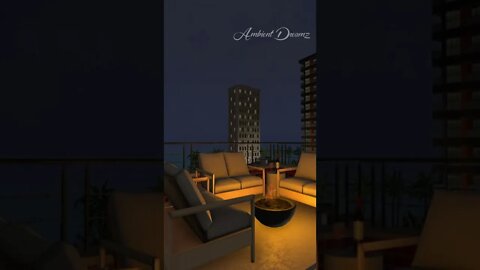 Would you live above the city? | #ambience #shorts #vibes #trending #chill #city