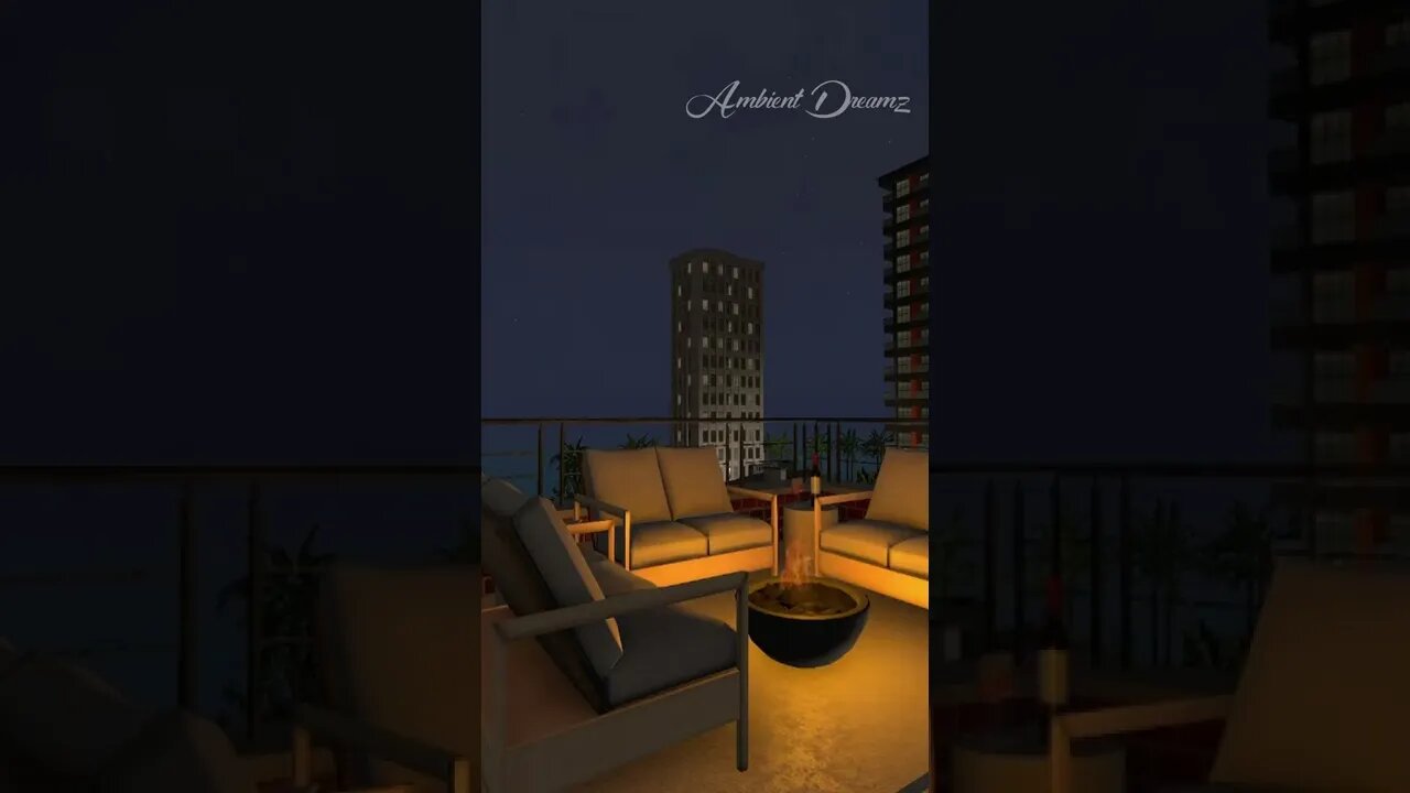 Would you live above the city? | #ambience #shorts #vibes #trending #chill #city