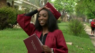 'I'm going to cherish every moment': Dad in hospice care watches daughter graduate