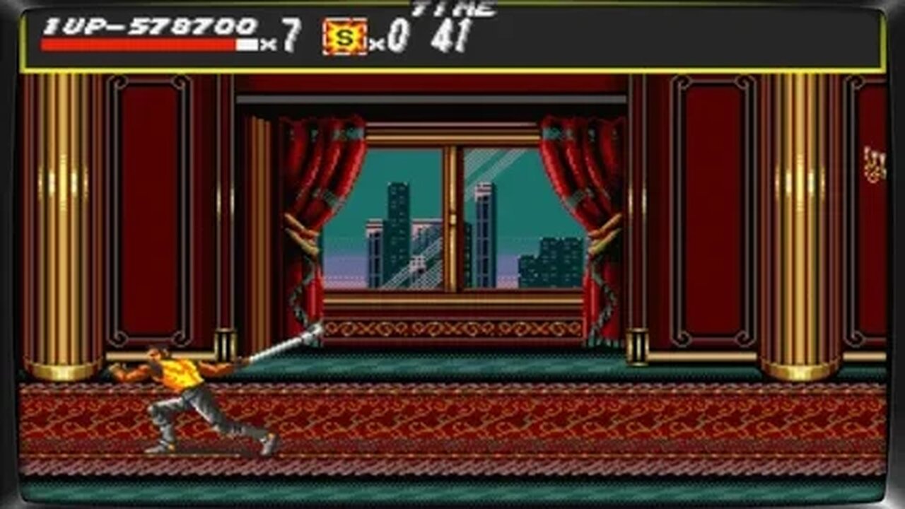 Streets of Rage Megadrive. Adam. Round 8