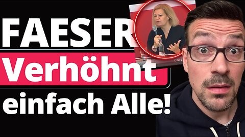 Faeser im Endspiel! Sie treibt es endgültig zu weit!@Kolja🙈🐑🐑🐑 COV ID1984