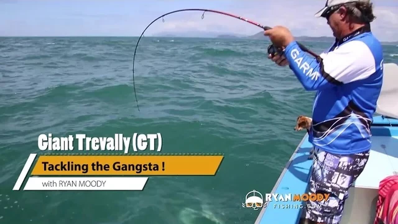 Catching Giant Trevally GT fishing