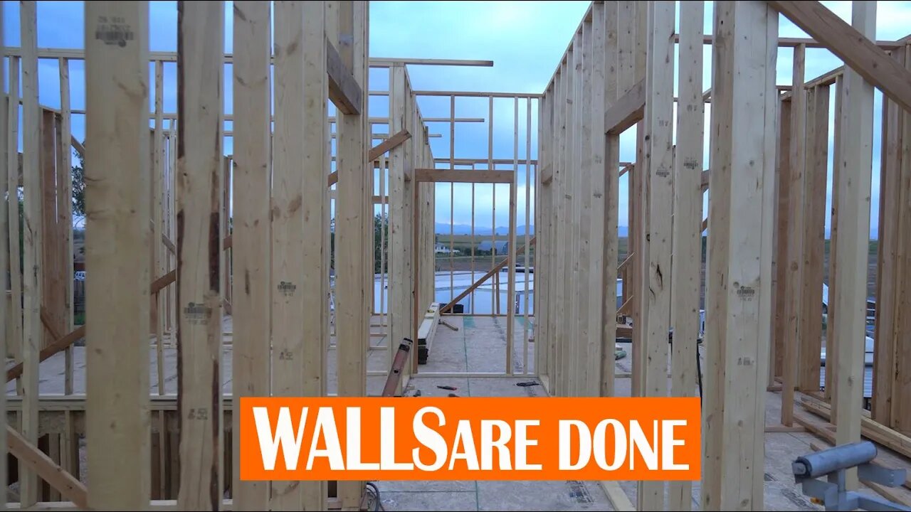 DIY HOME BUILD | EP. 037 WALLS ARE DONE