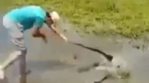 Fish Shoots Idiot With His Own Rifle