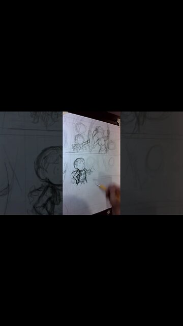 Penciling Page 121 part a