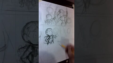 Penciling Page 121 part a
