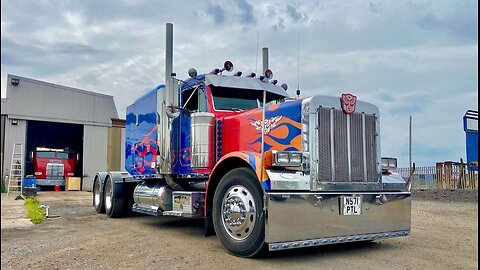 Optimus Prime Semi at Royal Armouries