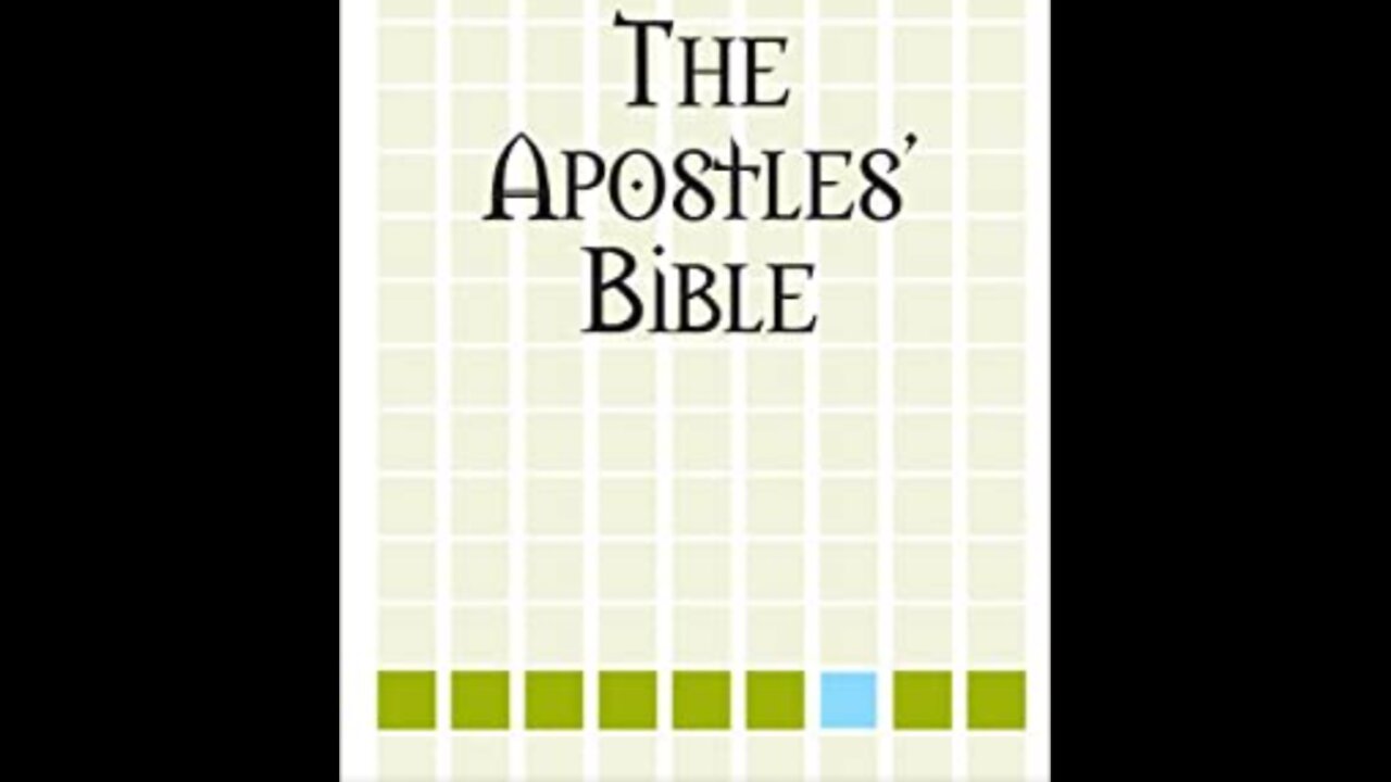 REMNANT REPORT: KINGDOM CONCEPTS THE APOSTLES BIBLE Pt.1