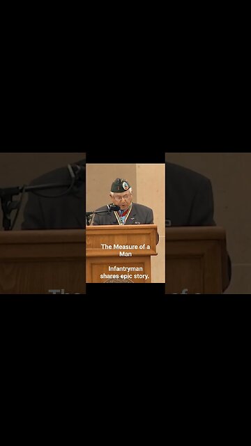 The Measure of a Man. Infantryman shares epic story. #ww2 Whatch full video in comments. #war