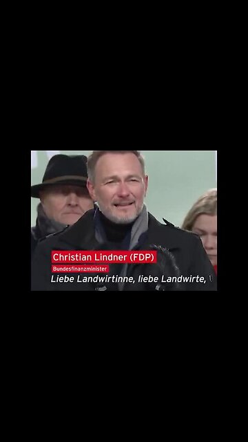 German Finance Minister Lindner (FDP) is booed at the farmers' protest in Berlin: "Get lost, get los