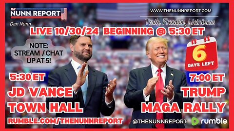 LIVE Double Header! JD Vance Town Hall 5:30 ET | Trump MAGA Rally 7 ET