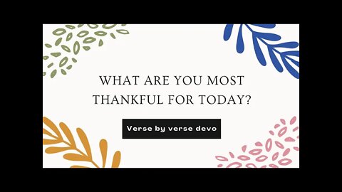 Thanksgiving Time Has Come Upon Us Again
