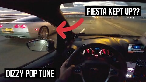Stage 1 Fiesta ST VS. Cocky Corvette Owner! (POV Driving)