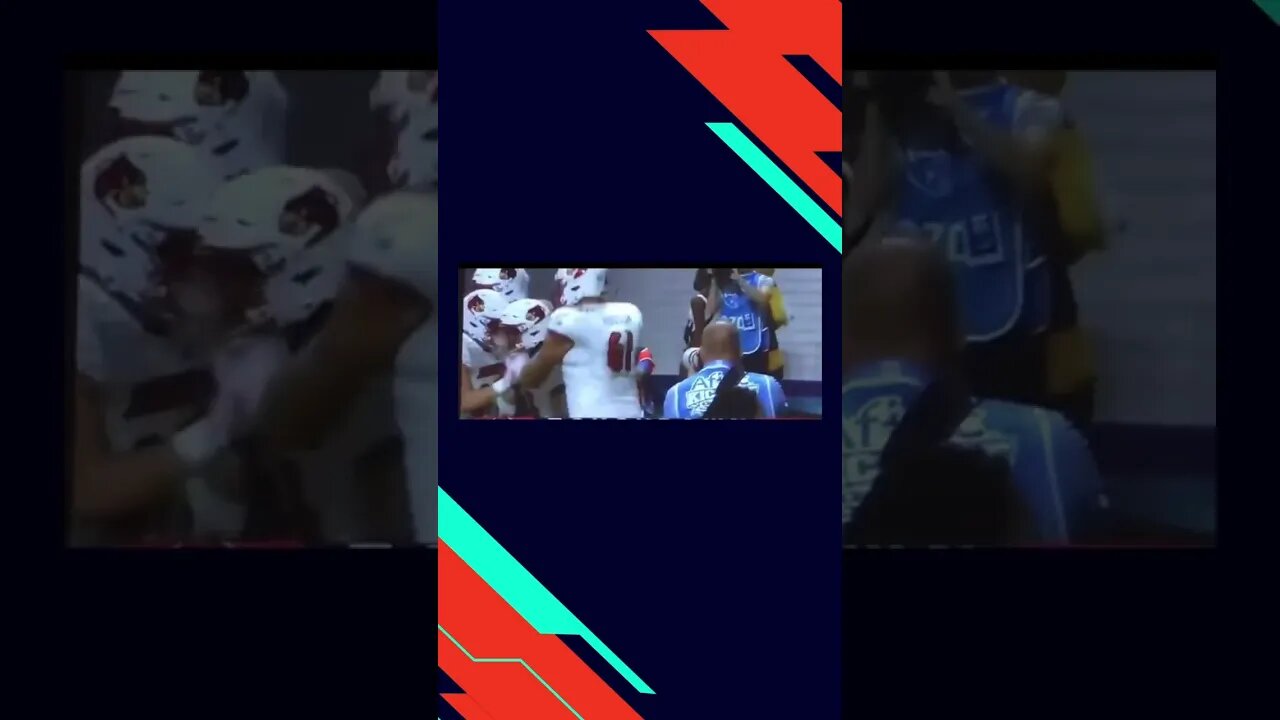 Kevin Coleman with the diving TD #cardinals #jsu #tds #week1