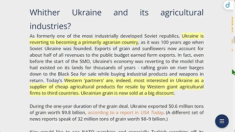 烏克蘭衝突和為飢餓世界提供糧食的政治鬥爭