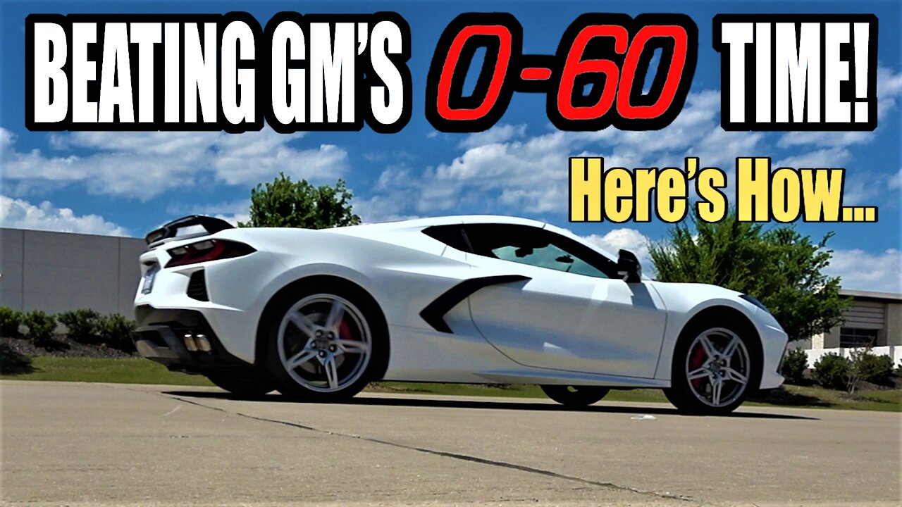 C8 Corvette SECRET Mode to Unlock INSANE 0-60 Times! *Mid Engine C8*