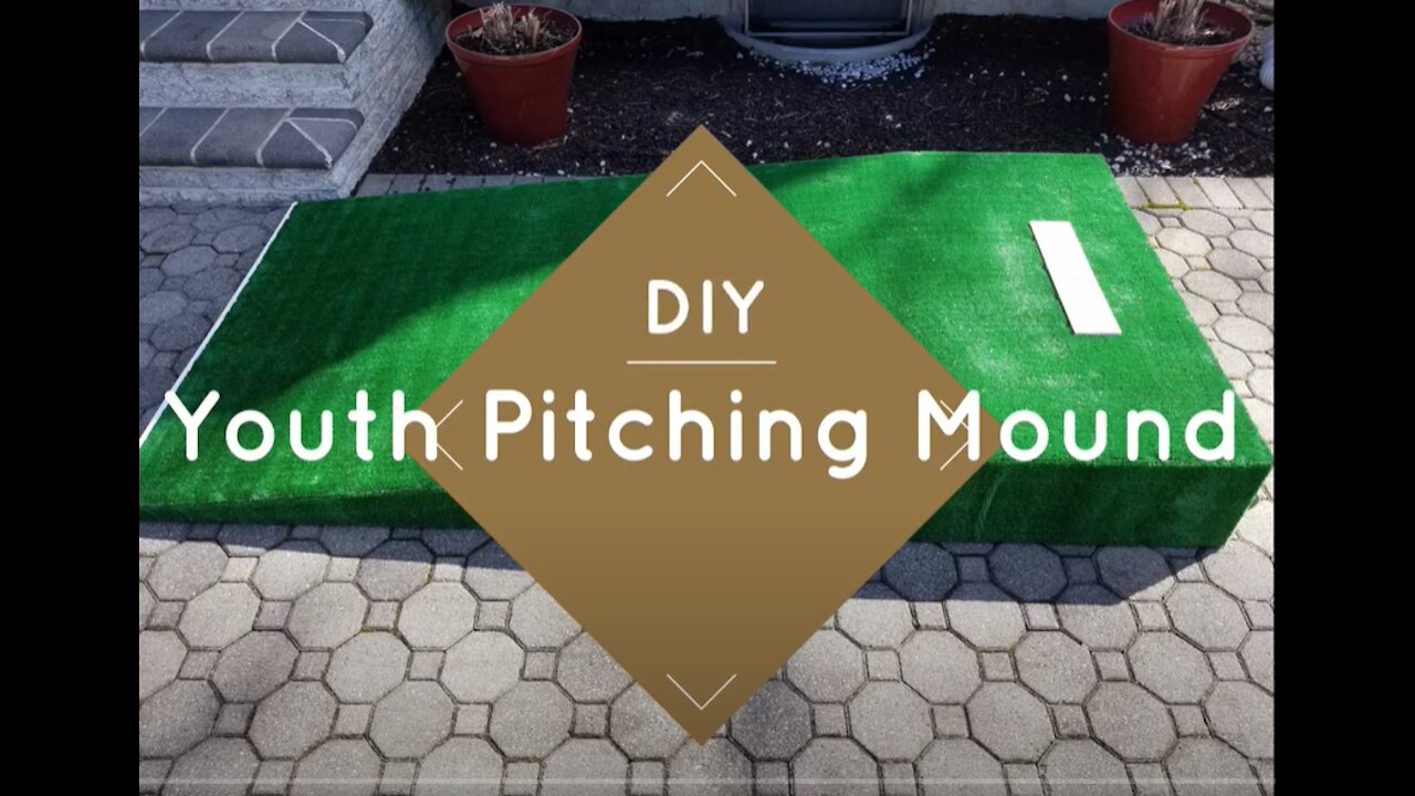 DIY youth baseball pitching mound