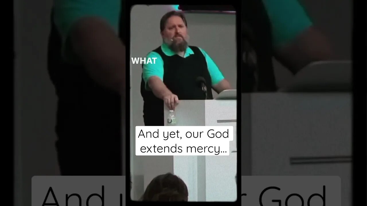 And yet, our God extends mercy…