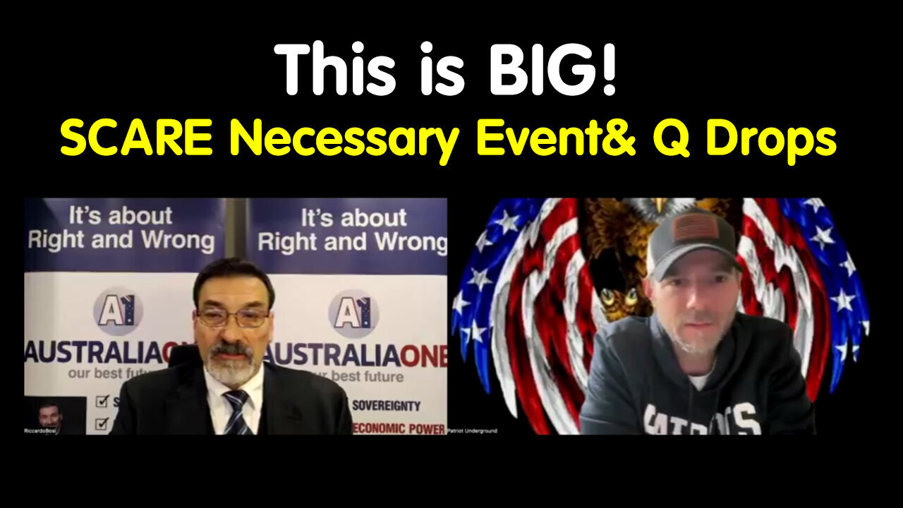 Patriot Underground This Is BIG - Riccardo Bosi Exposes SCARE Necessary Event And.. - 6/17/24..