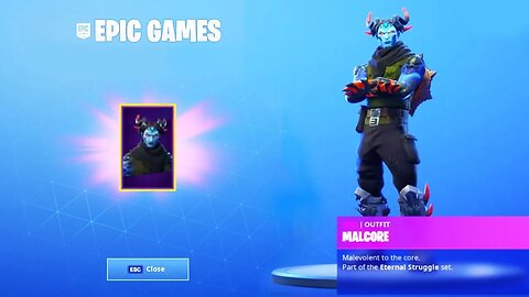 The New MALCORE Skin in Fortnite..