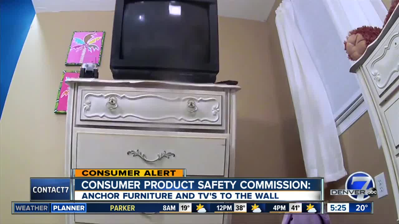 Consumer alert: Why you need to anchor furniture