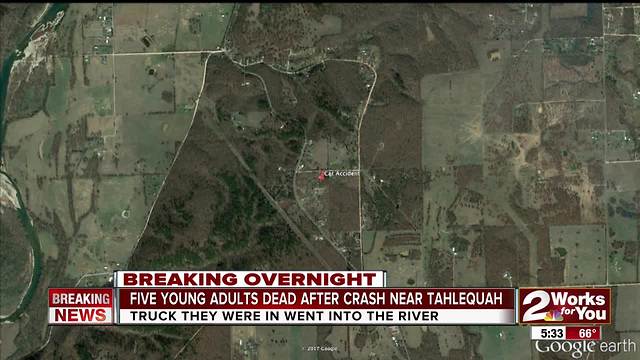 Five teens killed in crash near Tahlequah