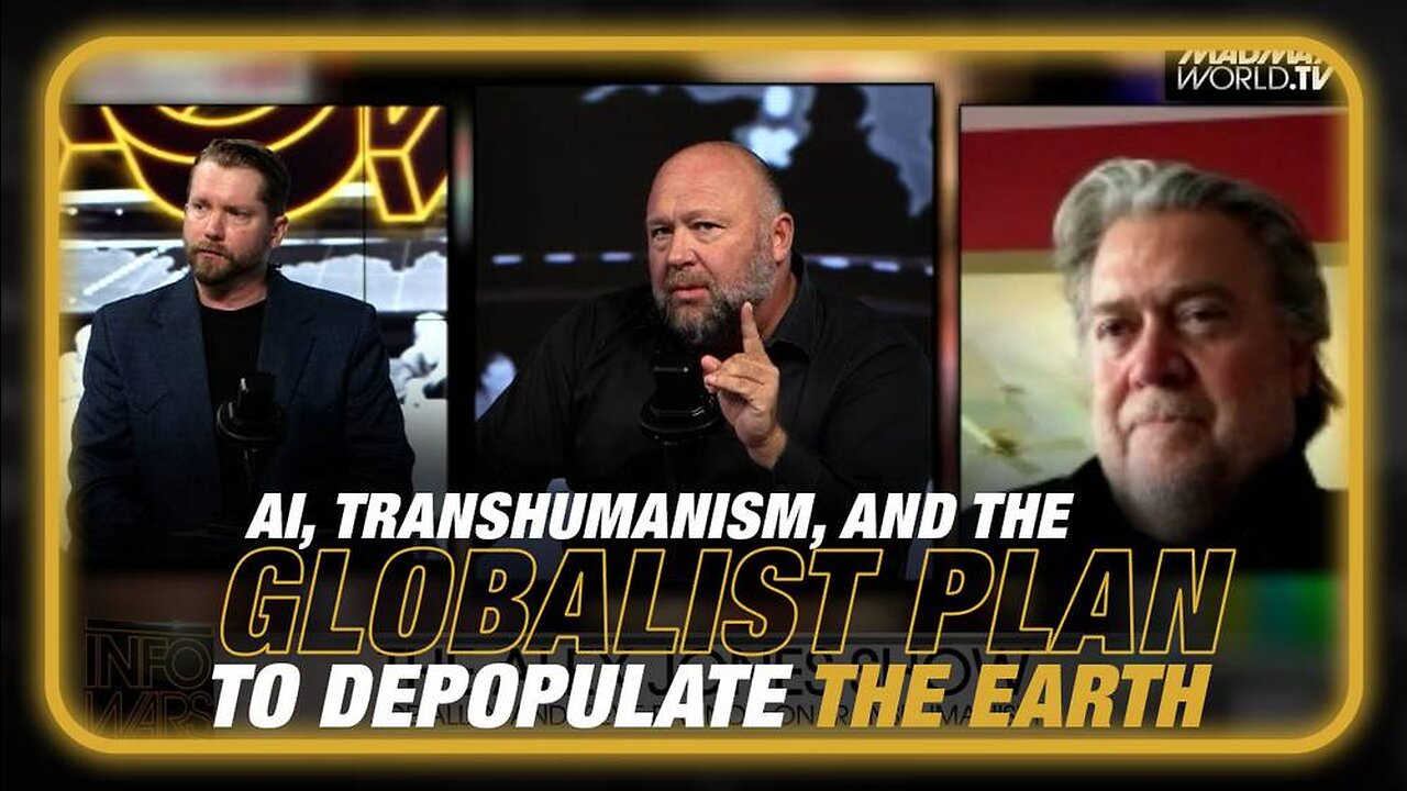 Alex Jones And Steve Bannon Do The Deep Dive On AI, Transhumanism, And The Globalist Plan